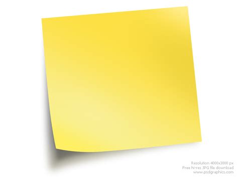 Paper notes template PSDGraphics