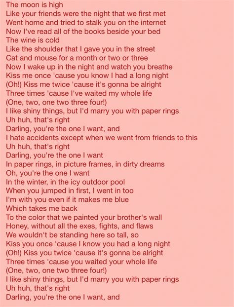 Paper rings lyrics. Things To Know About Paper rings lyrics. 