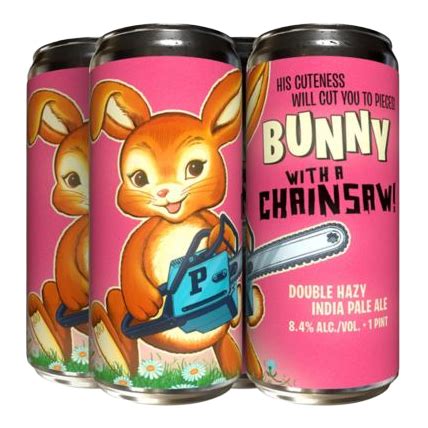 Paperback Brewing Bunny With A Chainsaw Double Hazy IPA …