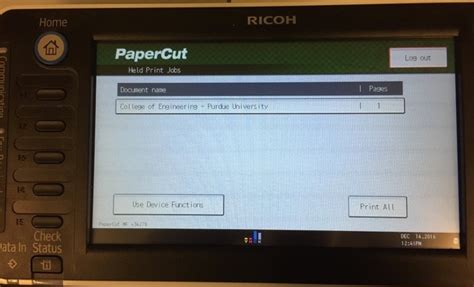 Welcome to the campus printing dashboard. Log in to print or chec