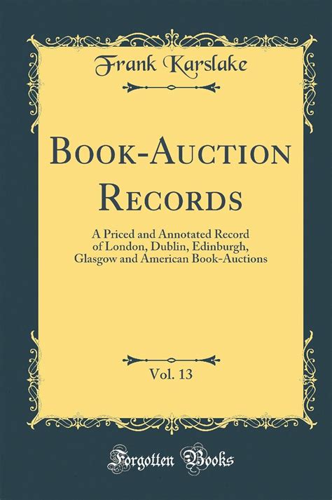 Papers And Records Vol 13 Classic Reprint