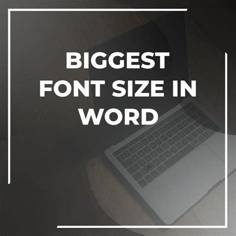 Papers For Largest Font