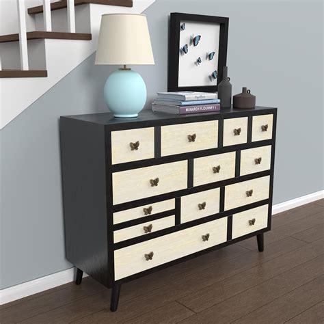 Papillon 13 Drawer Sideboard - A1 Furniture & Mattress