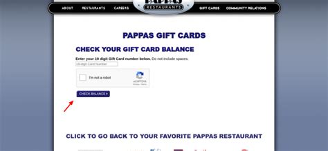 Pappas Gift Card Balance