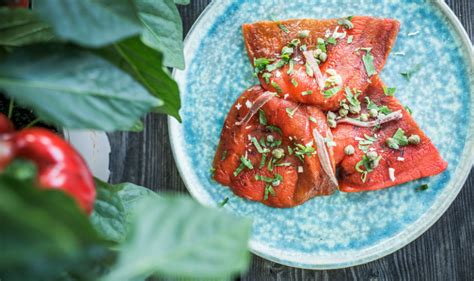 Paprika carpaccio van de barbecue Freshhh Recepten