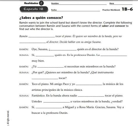 Para Empezar Worksheet Answers