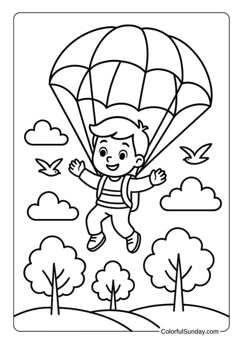 Leaf Coloring Book Page