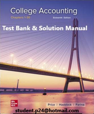 Paradigm college accounting 5th edition solutions manual. - The complete guide to international financial reporting standards including ias.