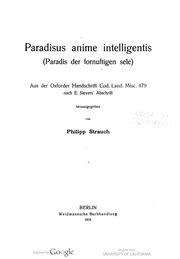 Paradisus anime intelligentis (paradis der fornuftigen sele). - Los dioses (no) las prefieren castas y puras.