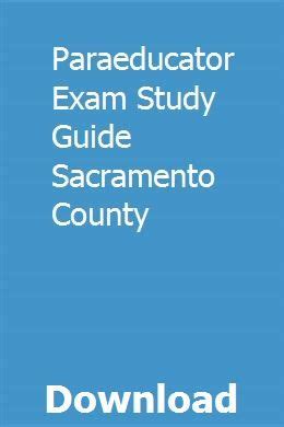Paraeducator exam study guide sacramento county. - Teac a 6010 gsl reel tape recorder service manual.