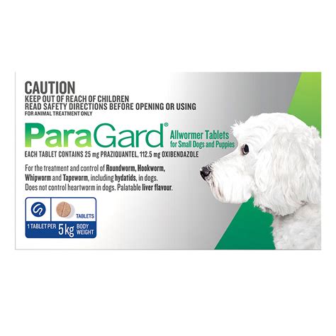 Paragard for Dogs – Worm Control Treatment. Paragard is a broad spectrum wormer treatment for dogs. It is an effective oral treatment that helps in controlling major intestinal worms in dogs. One single dose treats worms including roundworms, hookworms, whipworms and tapeworms.. 