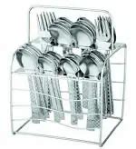 Parage Decora Stainless Steel Cutlery Set with Stand 25 pcs