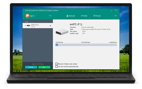 Paragon ExtFS for Windows 