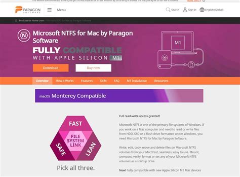 Paragon mac toolbox.  Includes NTFS for Mac ReadWrite NTFS formatted data from y...