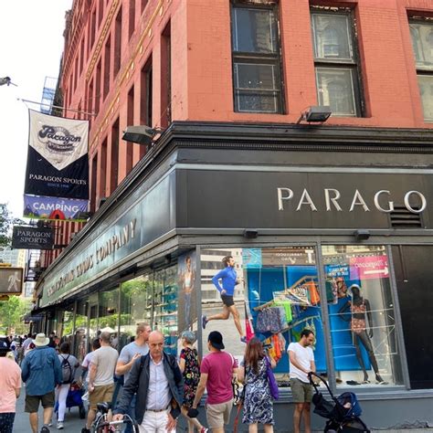 Paragon sports nyc. Founded in 1908, Paragon Sports is privately owned and still run by its founding family. The retailer has maintained a single, one-door presence over the years, and manages to reflect a modern vibe even while being a 110-plus year old institution. Like many of its style-savvy NYC retail neighbors, Paragon is a star when it … 