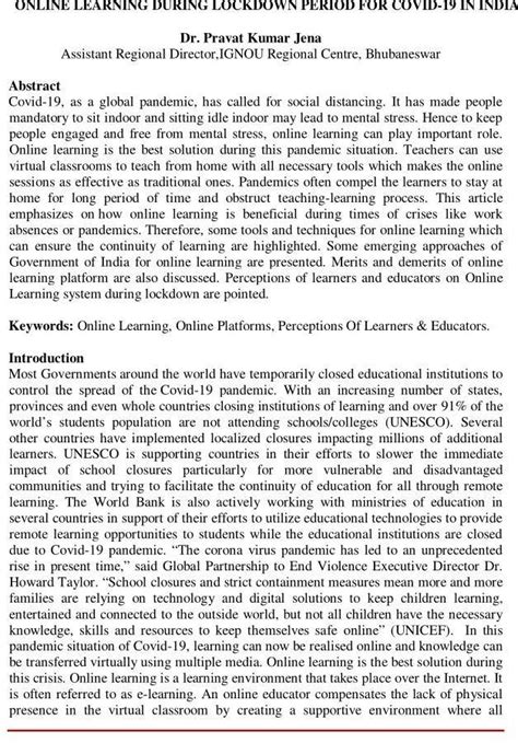 Paragraph on online classes during lockdown brainly.  from online classes...