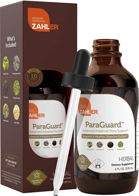 Zahler - ParaGuard Cleanse Liquid Drops - Gut Health Detox Supplement - Formula has Wormwood, Garlic Bulb, Pumpkin Seed, Clove & More - Natural Cleanse Detox for Humans - Certified Kosher (2 Pack) Liquid. 4.8 out of 5 stars 25. 200+ bought in past month. $54.95 $ 54. 95 ($6.87/Fl Oz).
