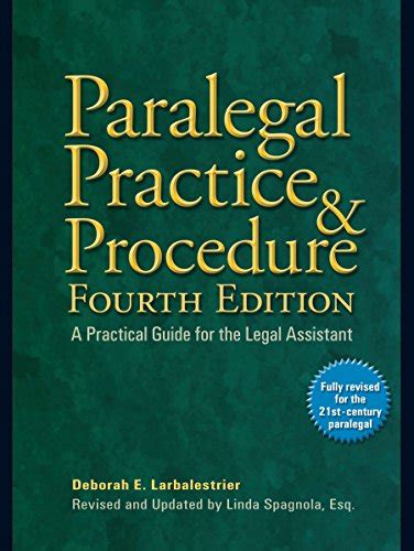 Paralegal practice and procedure fourth edition a practical guide for the legal assistant. - The handbook of antenna design by alan w rudge.
