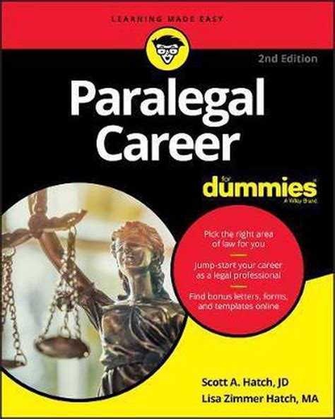 Read Online Paralegal Career For Dummies 2Nd Edition By Scott Ahatch
