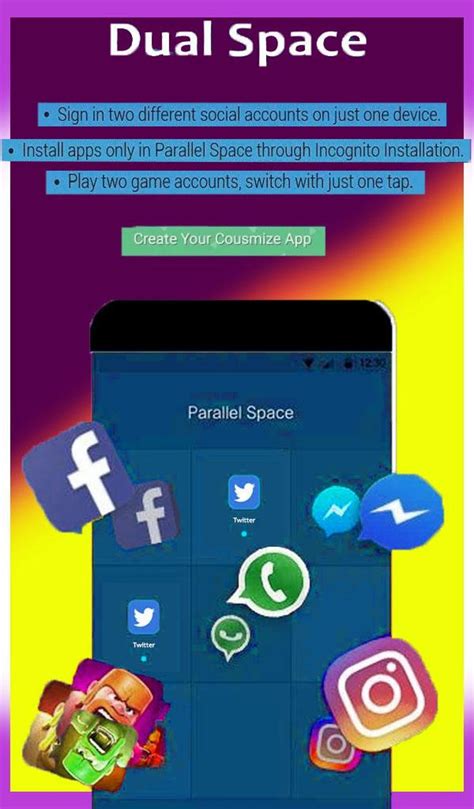 Parallel Dual Space App Clone for Android Download