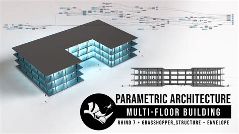 Parametric / Algorithmic Architecture Multifloor Building with