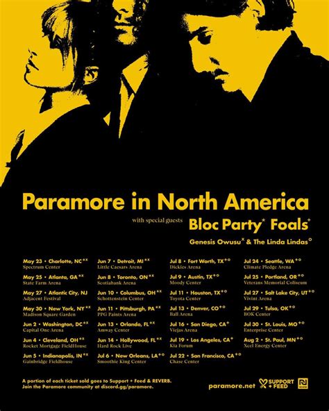 Paramore this is why tour setlist. This Is Why is the sixth studio album by the American rock band Paramore, released on February 10, 2023 through Atlantic Records, their final studio album for the label.It is their first album since 2017, following After Laughter, and is the band's second album to have that lineup (Hayley Williams, Taylor York, and Zac Farro). The album was supported by four … 