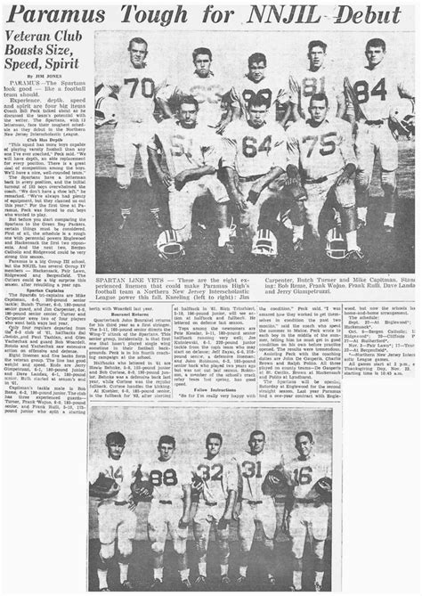 Paramus high school class of 1962.  Their contributions to all Display names as ...