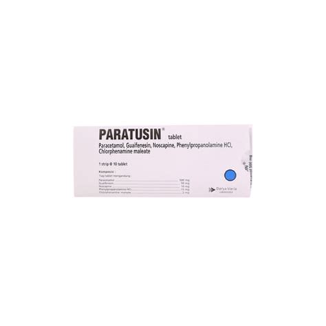 Paratusin 10 tablet