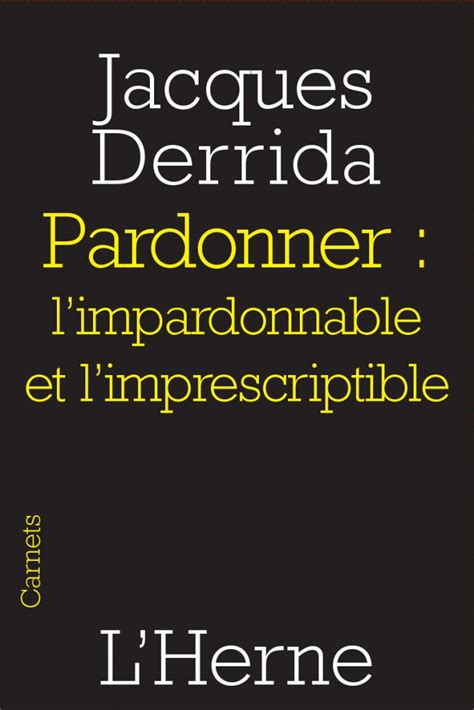 Pardonner l'impardonnable