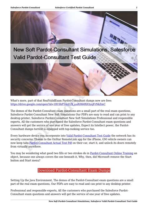 Pardot-Consultant Prüfungsinformationen