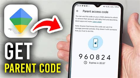 Parent access code google account.  You get the code in the Family Link a...