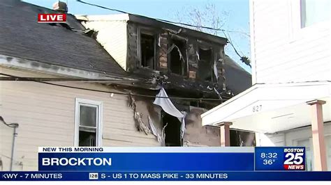 Parents, 5 children forced to jump from window to escape Brockton blaze