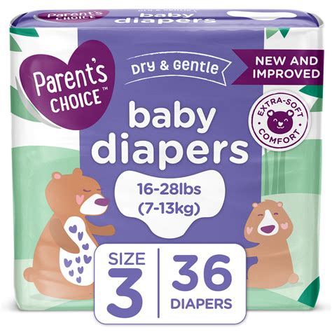 Parents choice diapers size 3. May 12, 2022 · Package Dimensions ‏ : ‎ 9.92 x 8.7 x 4.61 inches; 1.75 Pounds. Date First Available ‏ : ‎ May 12, 2022. Manufacturer ‏ : ‎ Parent's Choice. ASIN ‏ : ‎ B09YX6KQ2J. Best Sellers Rank: #68,088 in Baby ( See Top 100 in Baby) #766 in Disposable Diapers. Customer Reviews: 3.7. 3.7 out of 5 stars. 