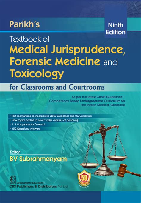Parikh textbook of medical jurisprudence forensic. - Lectura callejera libro de texto de 2do grado.