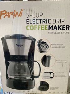Find many great new & used options and get the best deals for Parini Cookware Compact 5 Cup Coffee Maker Space Saver One Touch NEW IN BOX at the best online prices at eBay! Free shipping for many products!. 