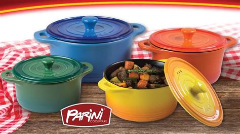 The cost of parini cast iron cookware varies and depends on the size and type of coating. Here is a cost comparison between some parini cast iron cookware products: Parini 10-inch enamel coated skillet – $29.99. Parini 12-inch traditional seasoning skillet with lid – $34.99.. 