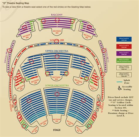 paris casino theater seating chart