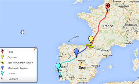 Paris to lisbon. The journey from Paris to Lisbon by train is 903.61 mi and takes 25 hr 33 min. There are 2 connections per day, with the first departure at 8:37 AM and the last at 8:37 PM. It is possible to travel from Paris to Lisbon by train for as little as $64.65 or as much as $253.50. The best price for this journey is $64.65. Lowest Price. 