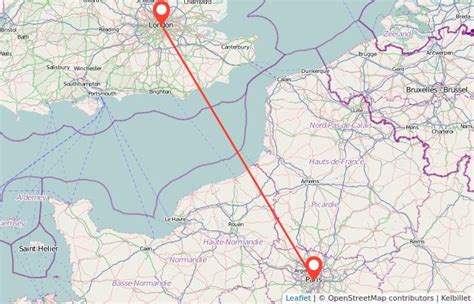 Paris to london by air. The distance between London (London Heathrow Airport) and Paris (Paris Charles de Gaulle Airport) is 216 miles / 348 kilometers / 188 nautical miles. The driving distance from London (LHR) to Paris (CDG) is 301 miles / 484 kilometers, and travel time by car is about 5 hours 18 minutes. 