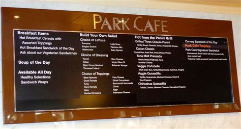 Park Cafe - Royal Caribbean International - Cruise Critic Community