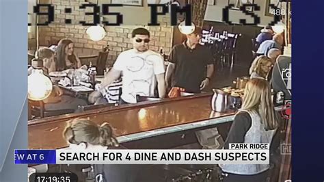 Park Ridge PD looking for dine and dash suspects
