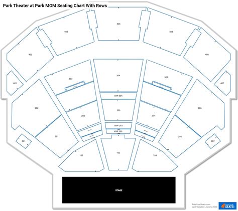 Park Theater Seating Chart