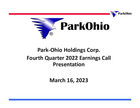 Park-Ohio: Q4 Earnings Snapshot