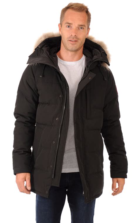 Parka noire Canada Goose Carson taille M prix de vente de prix de …