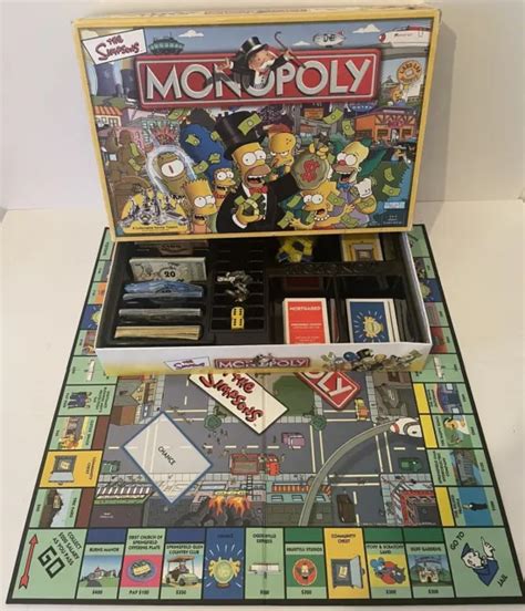 Parker Brothers The Simpsons Monopoly Game Complete …