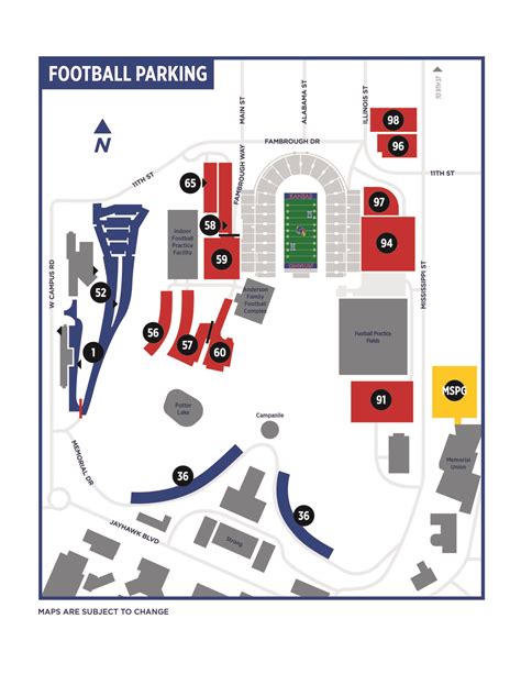 Parking Select to follow link. Parking Lots ... Allen Fieldhouse Garage 1501 Irving Hill Road Lawrence, KS 66045 Bus Routes: 10, 11, 38, 41, 42. 