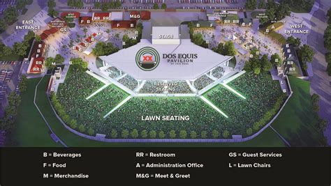 Dos Equis Pavilion is a 20,000-seat amphitheater offers cushioned, hard-backed seating and lawn seating. Employment. For a list of current openings at Fair Park, ... With over 14,000 parking spots available inside of Fair Park, there is plenty of parking spaces all around the park!