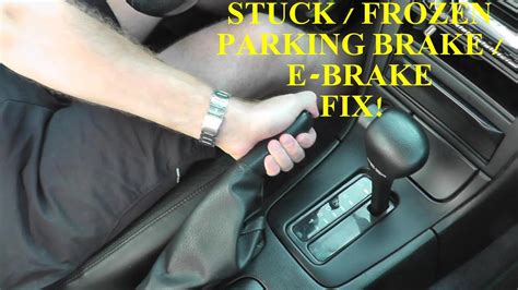 Parking brake stuck. A stuck parking brake can be the result of brake pads, calipers, drum, or lines not releasing when they should. As a result, there’s no simple, elegant DIY fix for a … 