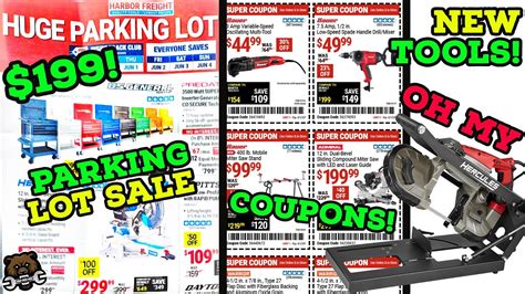 Harbor Freight accessories equipment automotive HUGE PARKING LOT SALE is Coming - Join Today for Early Access Harbor Freight sent this email to their subscribers on May 31, 2022 .. 