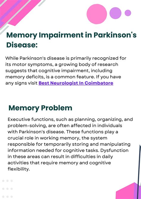 Parkinson s and memory What to know